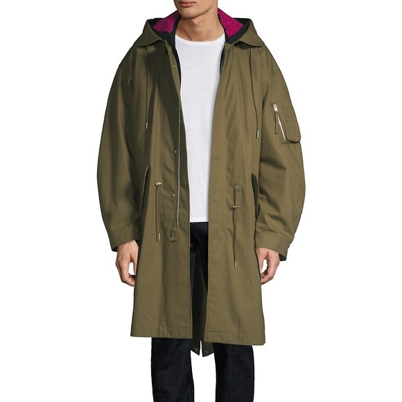 Helmut Lang Japanese shearling- lined parka